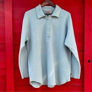 Vintage Woolrich 1/4 button long sleeve long pullover